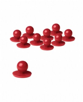 Chef Button Red (Pack of 10)