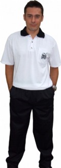 CR White Polo Shirt (Embroidered)