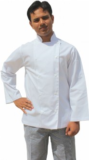 EPIC Traditional White Long Sleeve Chef Jacket