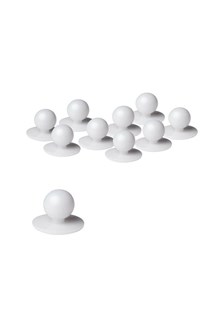 Chef Button White (Pack of 10)
