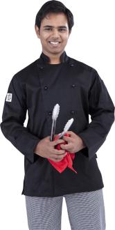 GC-Classic Black Long Sleeve Chef Jacket