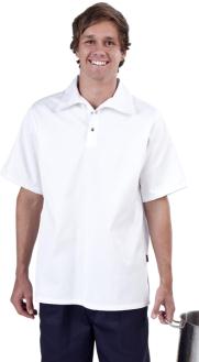 White Kitchen Shirt - Short Sleeve