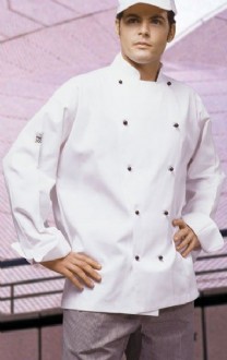 CR - Classic White Long Sleeve Chef Jacket