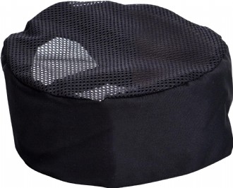 EPIC Black Mesh Top Chef Hat (One Size)