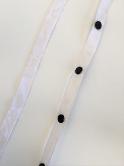 Fabric Button Strip (pair)